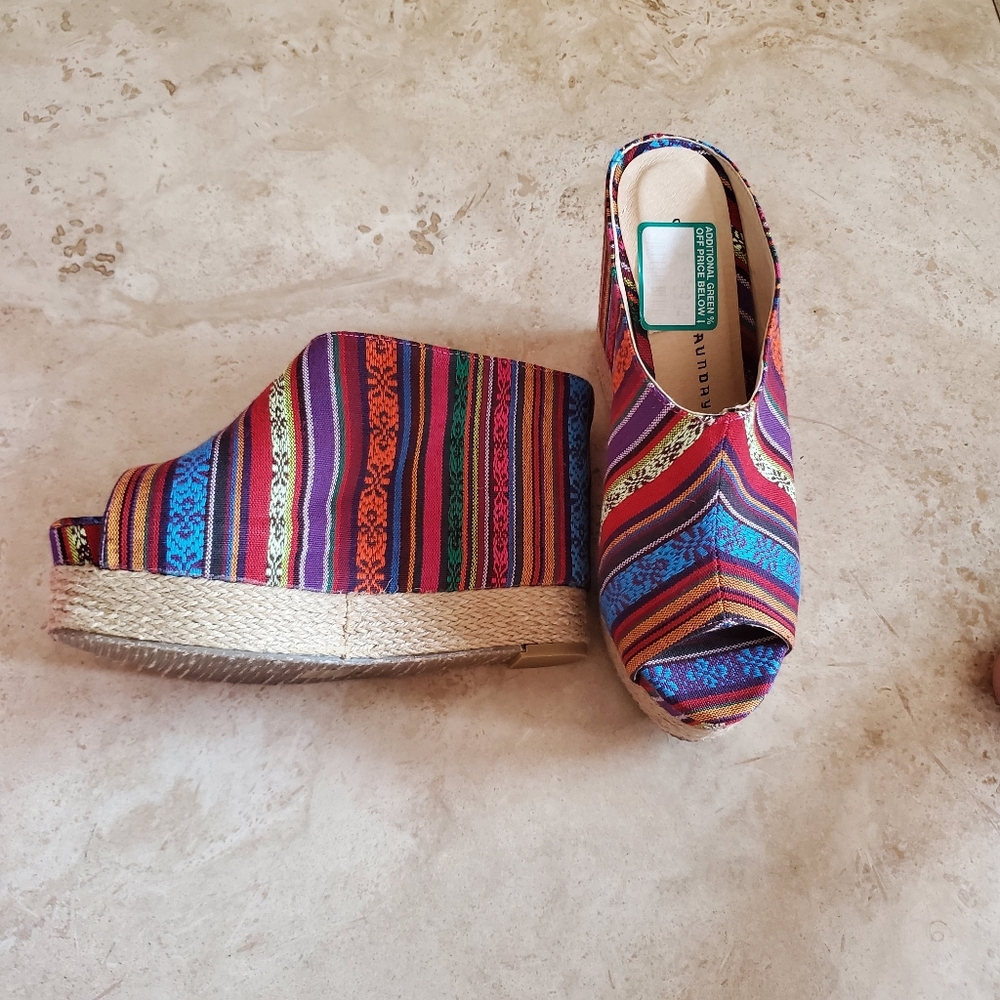Chinese Laundry Colorful Wedge Shoes
